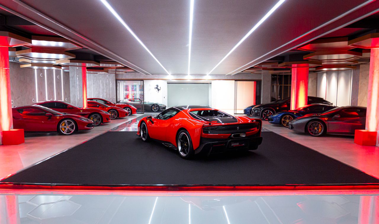 Modern automotive showroom
